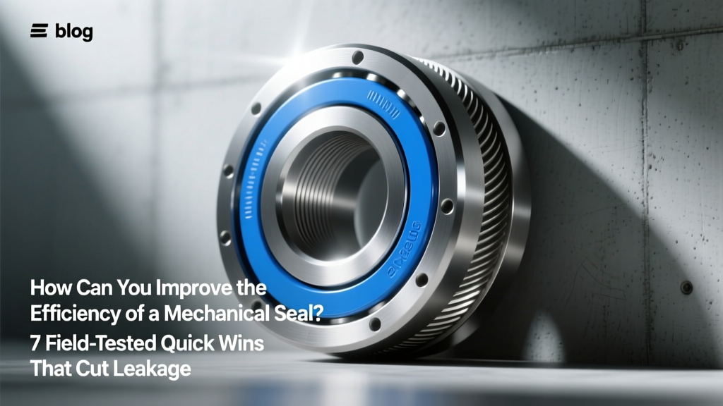 7 Field-Tested Ways to Boost Mechanical Seal Efficiency