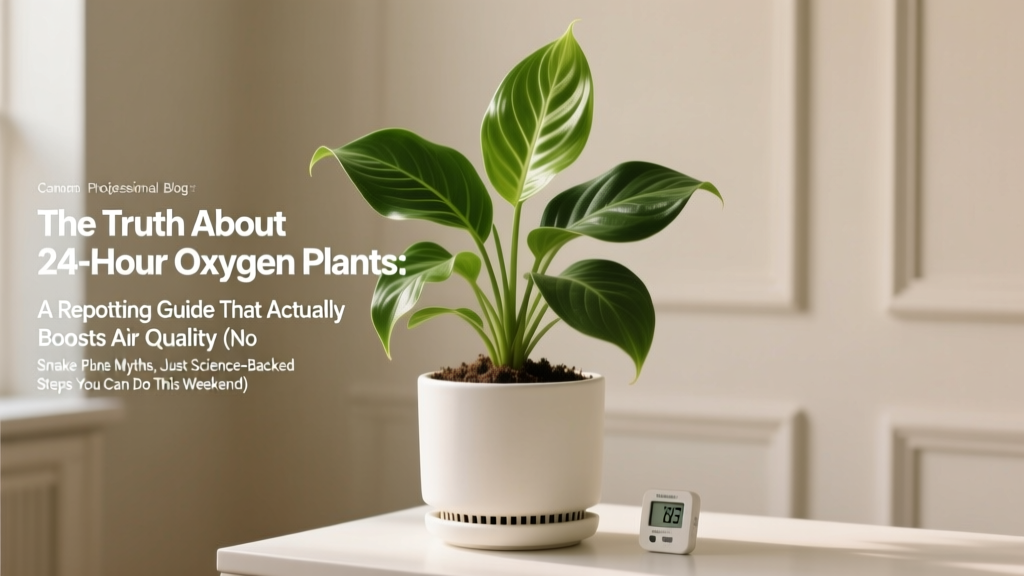 24-Hour Oxygen Plants: Truth & Repotting Guide