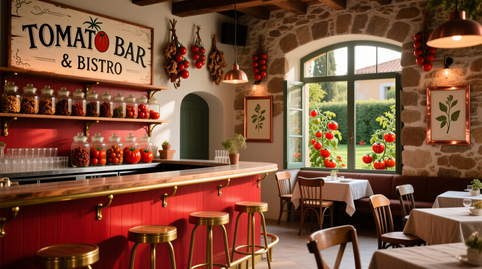 Tomato Bar and Bistro Concept Explained