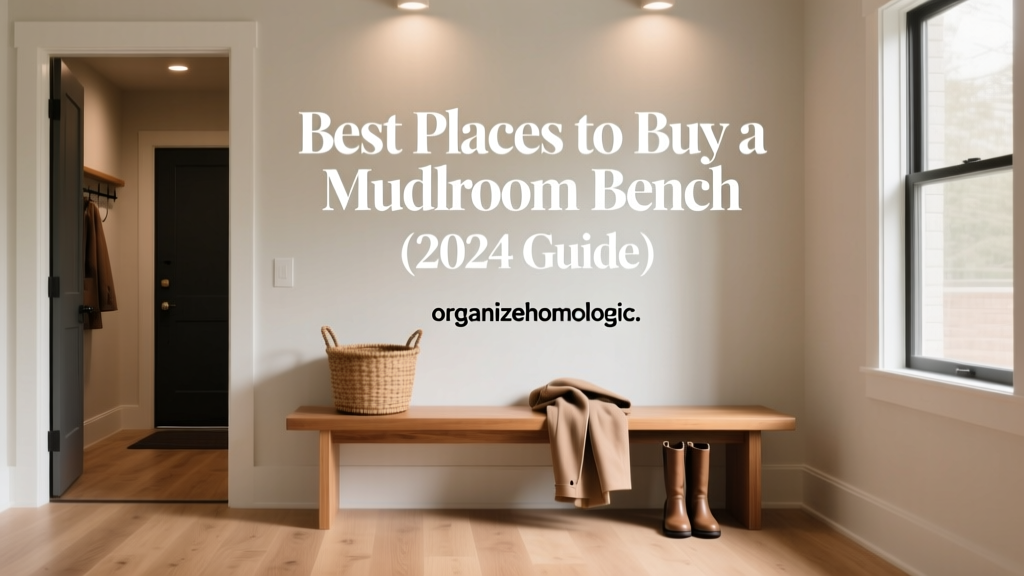 Best Places to Buy a Mudroom Bench (2024 Guide)