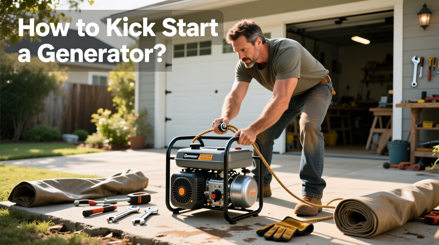 How to choose generator kick starter,How to kick start a generator?