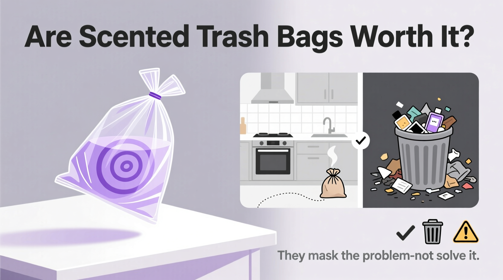 are scented trash bags worth using or do they mask bigger issues