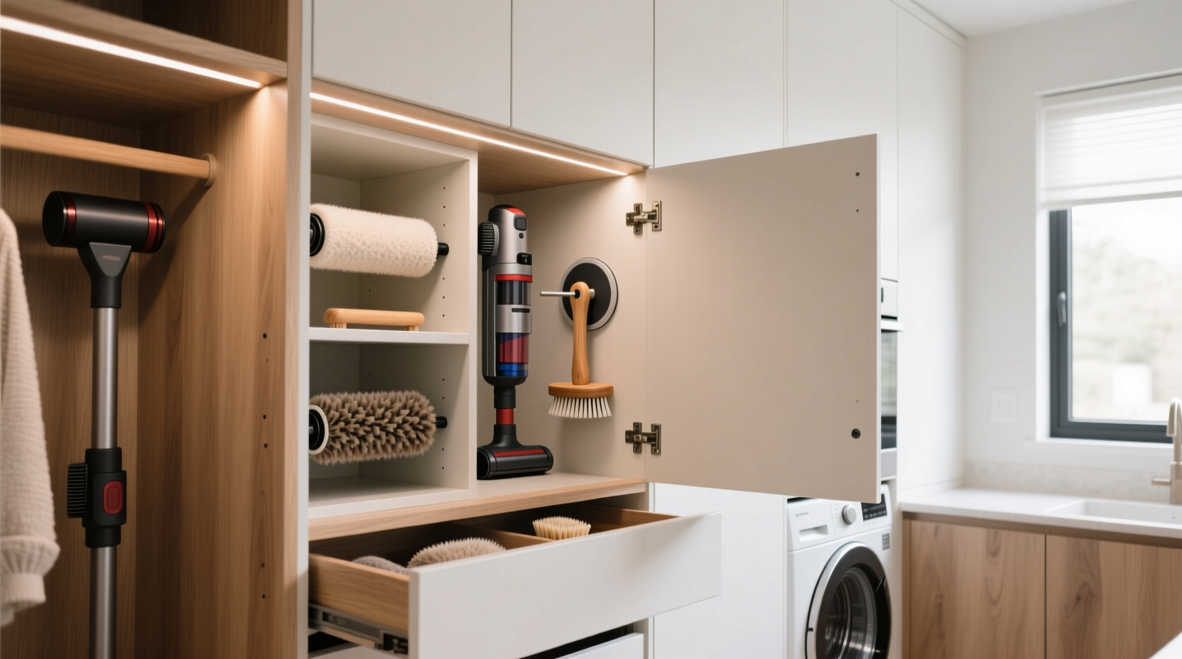 closet organization tips for pet hair tools