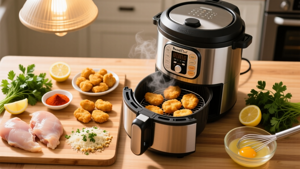 Crispy Chicken Nuggets in Instant Pot Duo Crisp Air Fryer