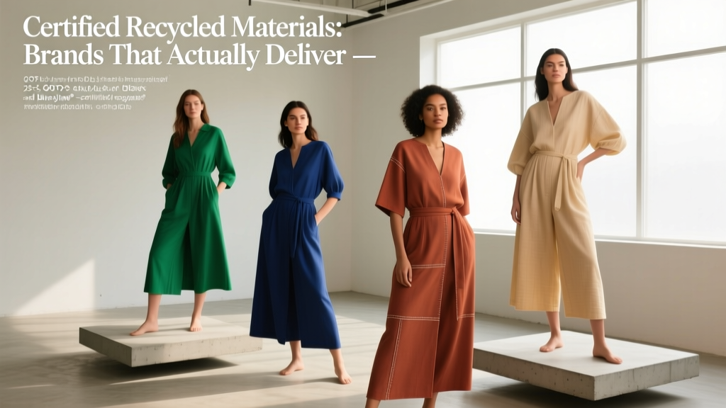Certified Recycled Materials: Brands That Actually Deliver