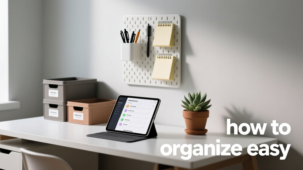 How To Organize Easy: A Practical, Step-by-Step System That Works in Real Homes