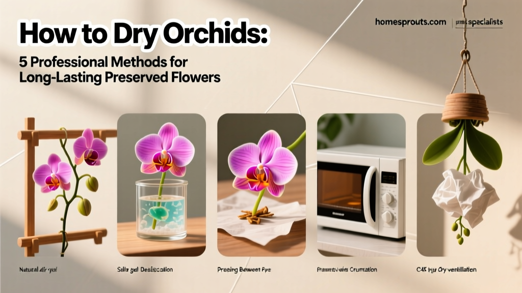 How to Dry Orchids: 5 Professional Methods for Long-Lasting Preserved Flowers