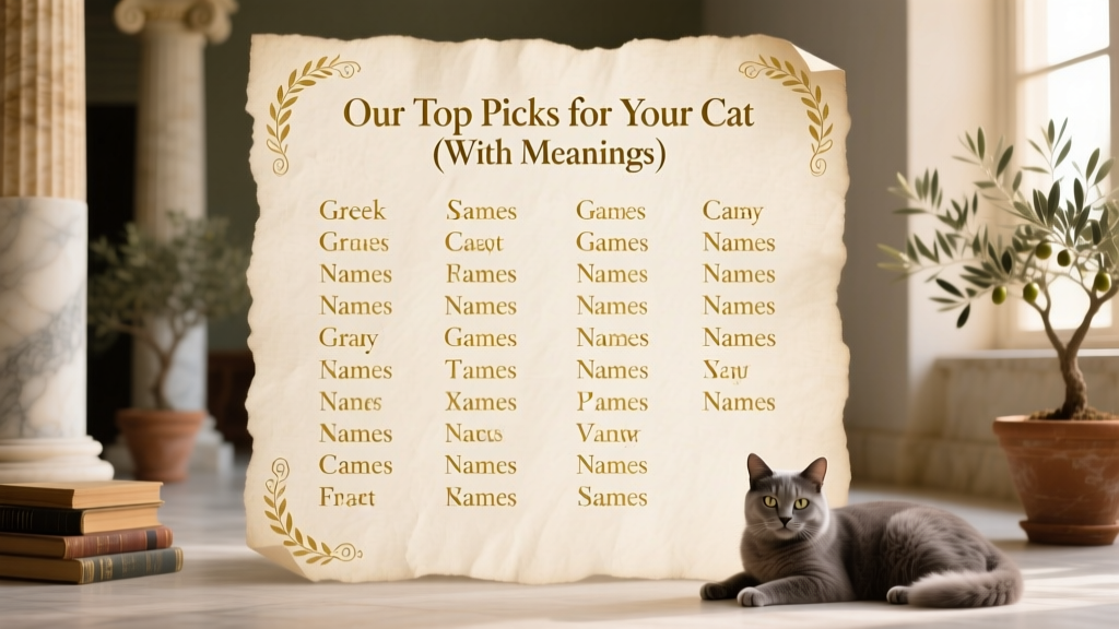 50 Greek Cat Names: Our Top Picks For Your Cat (with Meanings)