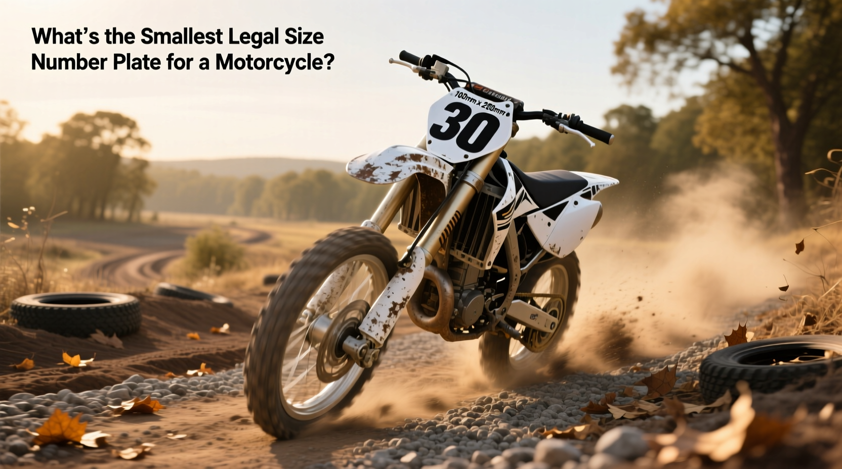 How to Choose Dirt Bike Number Plates: Smallest Legal Size Guide