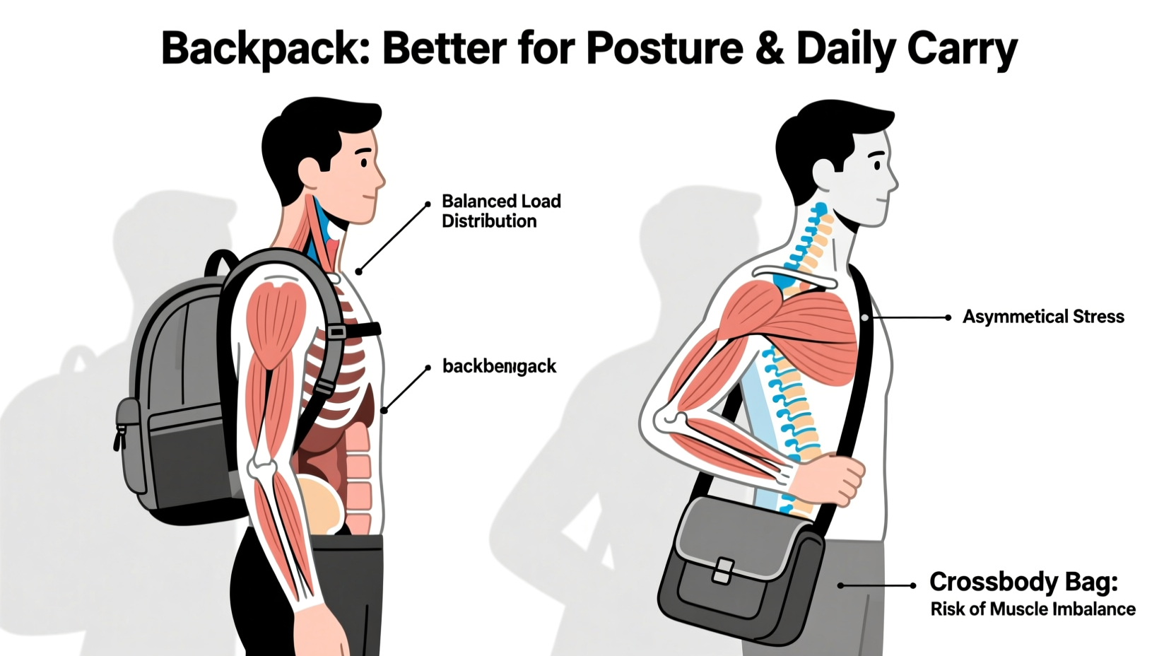 Backpack Vs Crossbody Bag Which Is Better For Posture And Daily Carry