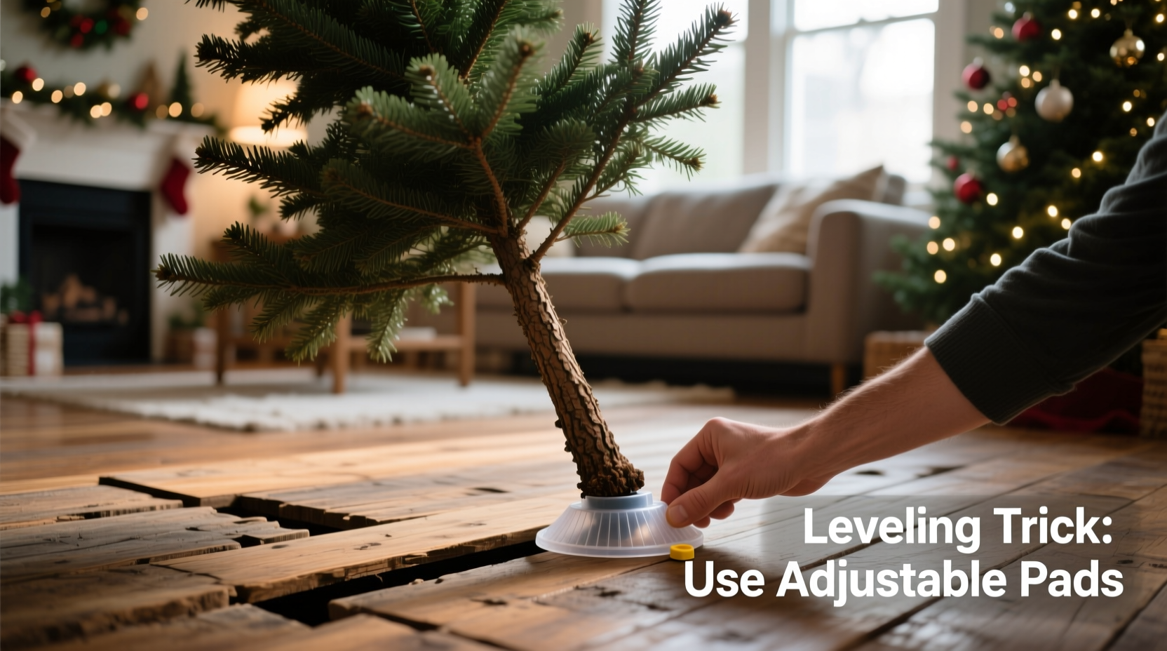 why is my christmas tree not standing straight leveling tricks for uneven floors