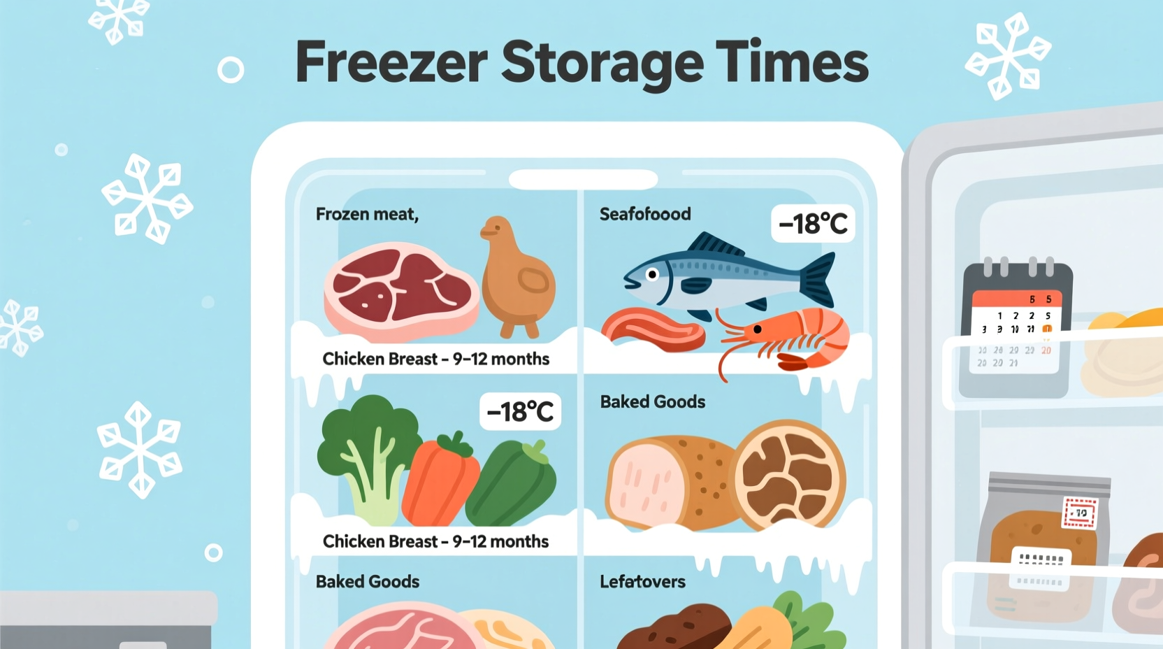how long does food last in the freezer
