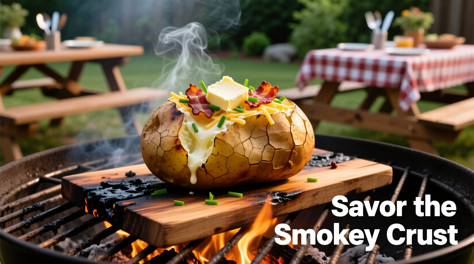 Perfect Barbecue Baked Potato: Crispy Skin, Fluffy Interior