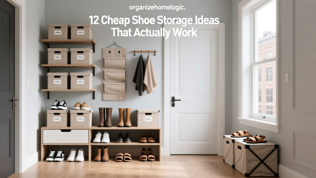 12 Cheap Shoe Storage Ideas That Actually Work