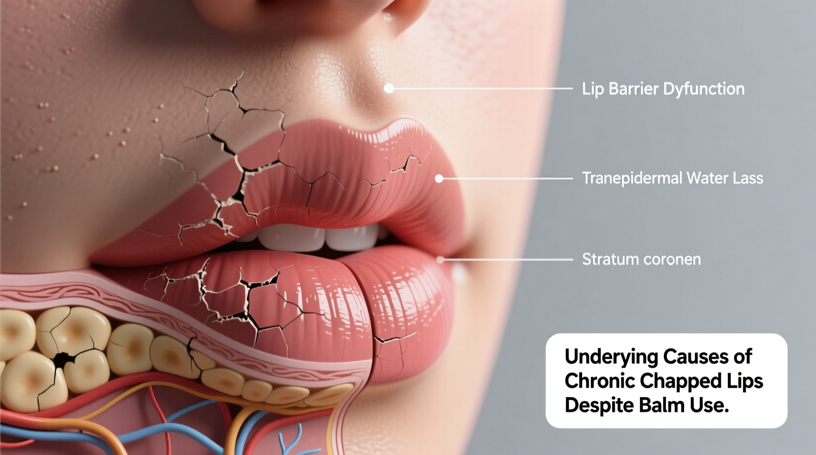 why do my lips chap even with constant balm application underlying reasons
