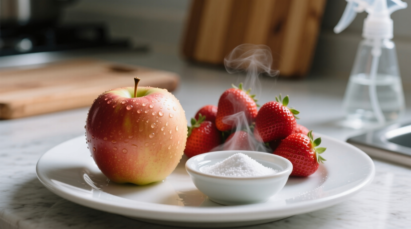 should you wash fruit with baking soda