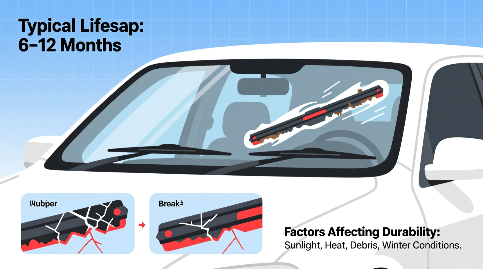 how long do car wiper blades last