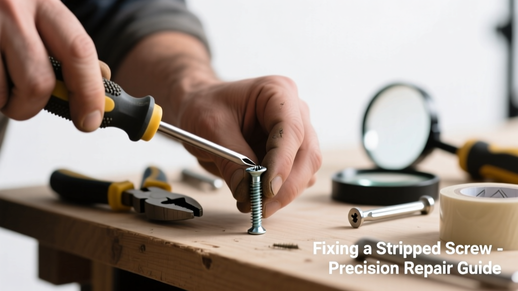 Fixing a Stripped Screw That Makes Unusual Noise