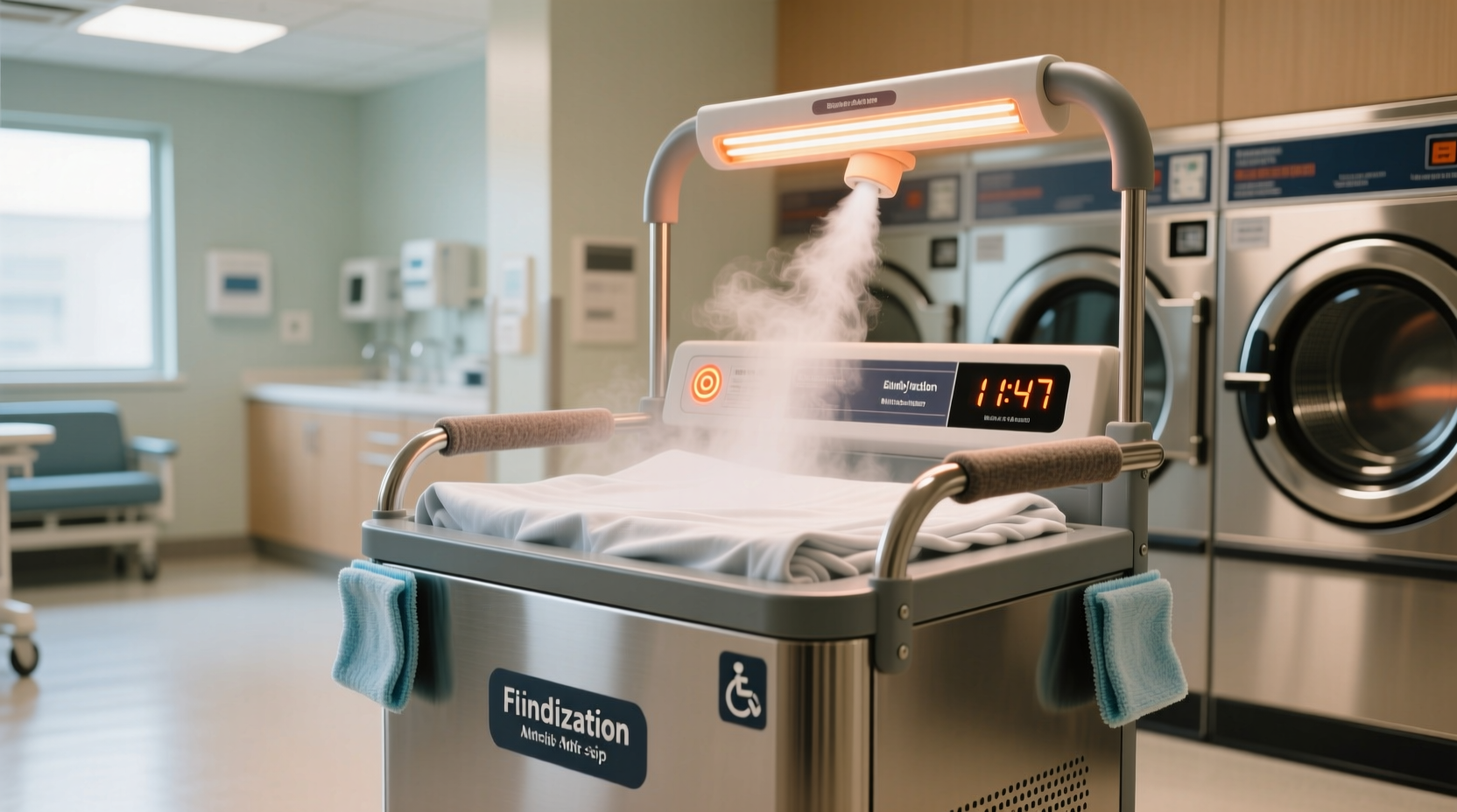 laundry cart sanitization for senior living