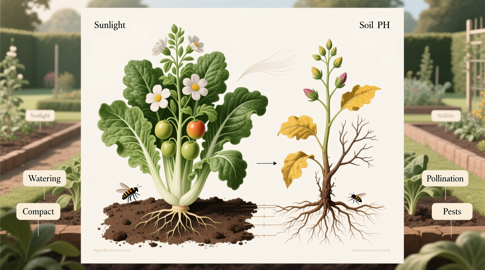 why is my vegetable plant not producing fruit
