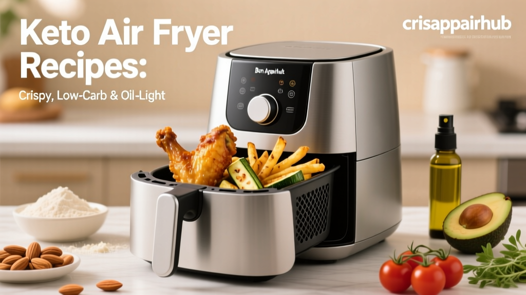 Keto Air Fryer Recipes: Crispy, Low-Carb & Oil-Light