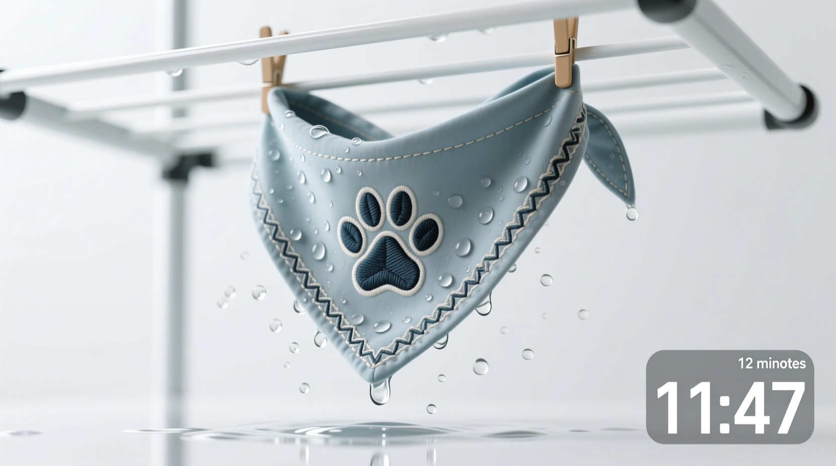 how to sanitize dog bandanas without fading ink