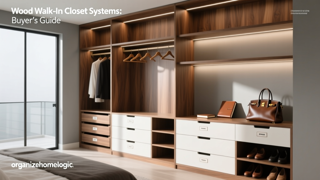 Wood Walk-In Closet Systems: Buyer’s Guide