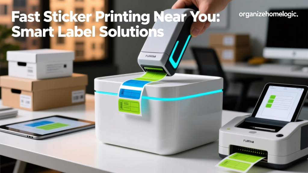 Fast Sticker Printing Near You: Smart Label Solutions