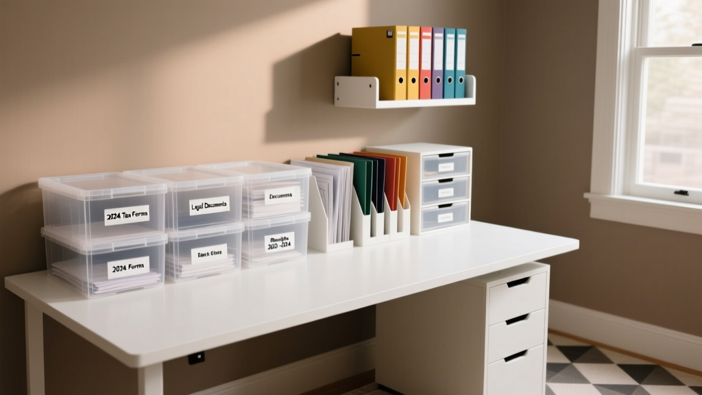 Paperwork Sorting Matrix: What to Shred, Scan, File, or T...