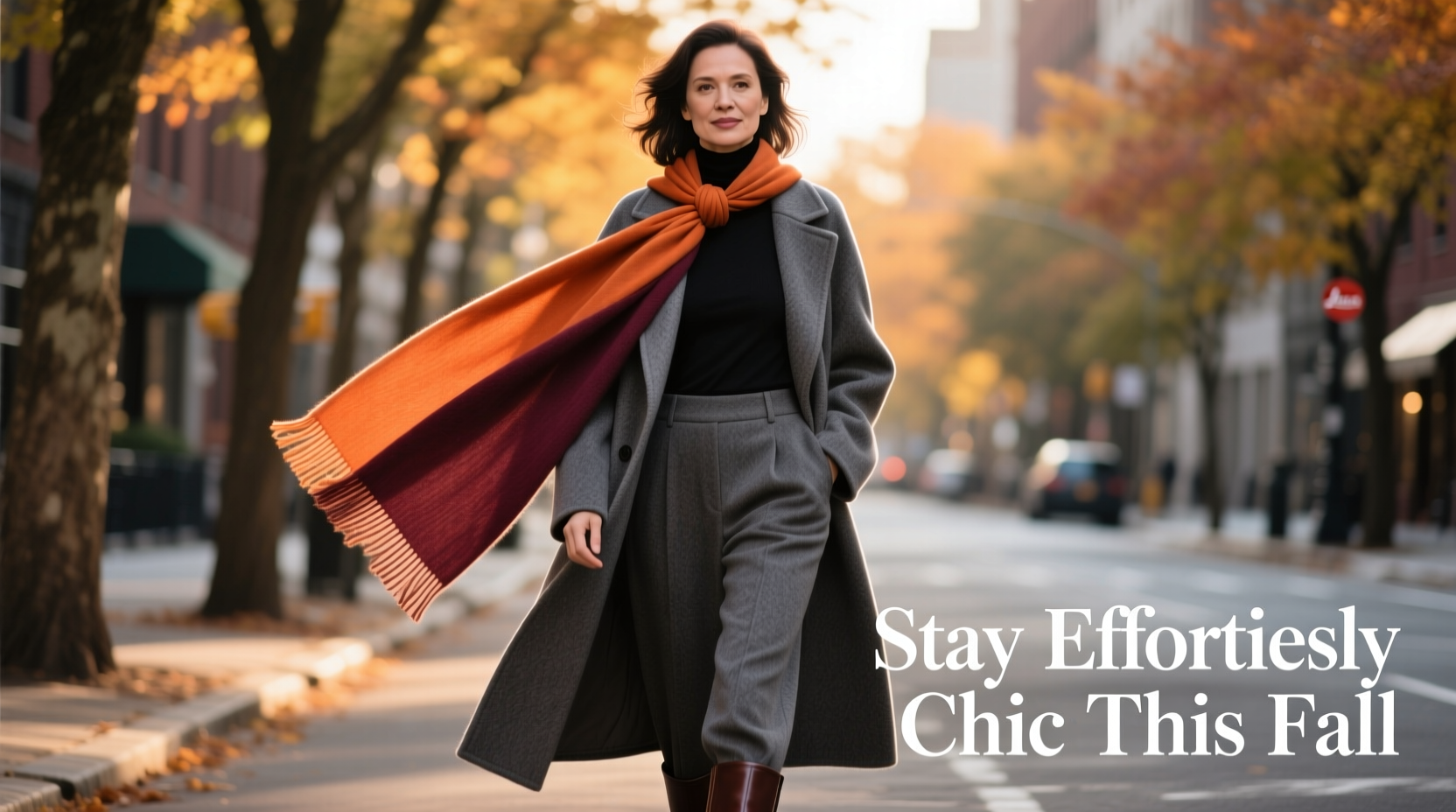 how to style oversized scarves without looking frumpy this fall