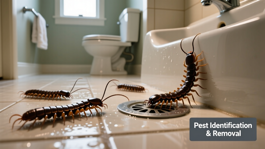 Centipedes in Bathroom: Identification and Removal