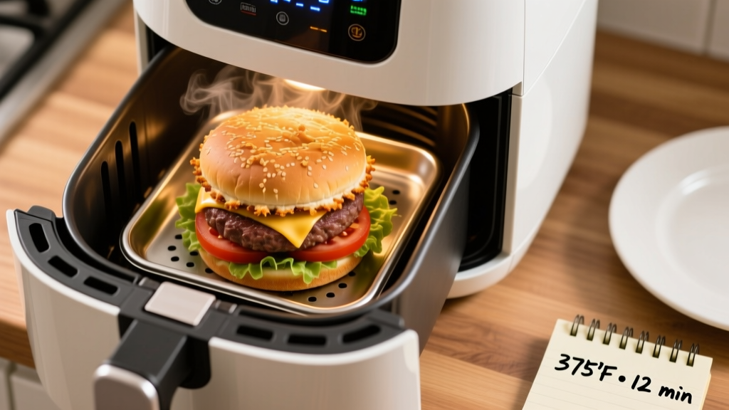 Frozen Burger Air Fryer Time: Crispy, Juicy & Budget-Smart