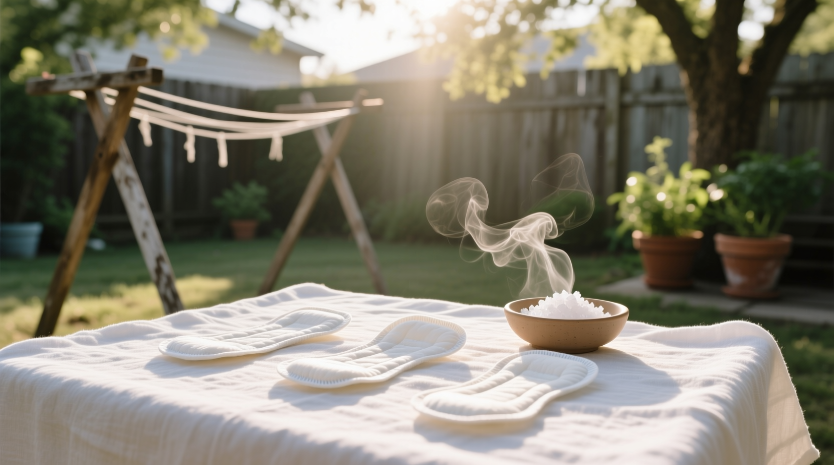 eco friendly cleaning sanitize period pads naturally
