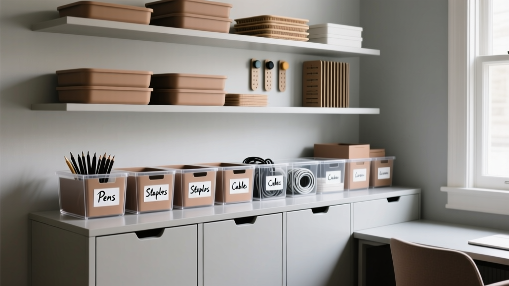 Organizing a Home Office Supply Cabinet: Paper Clips to U...