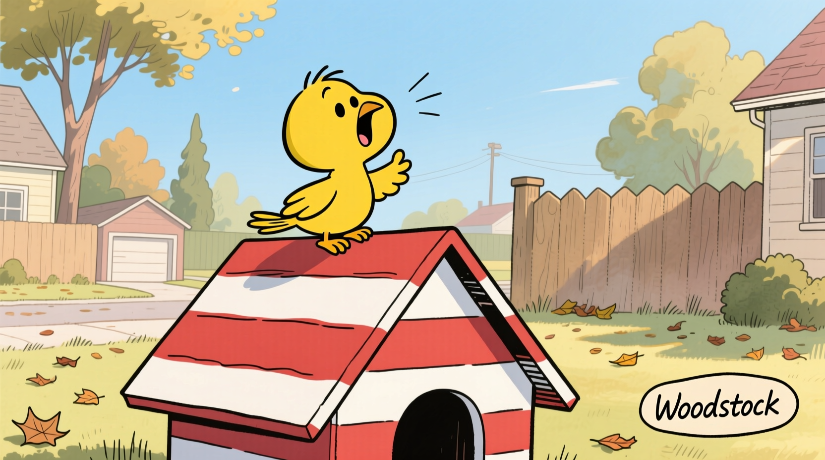 what is the name of the bird in snoopy