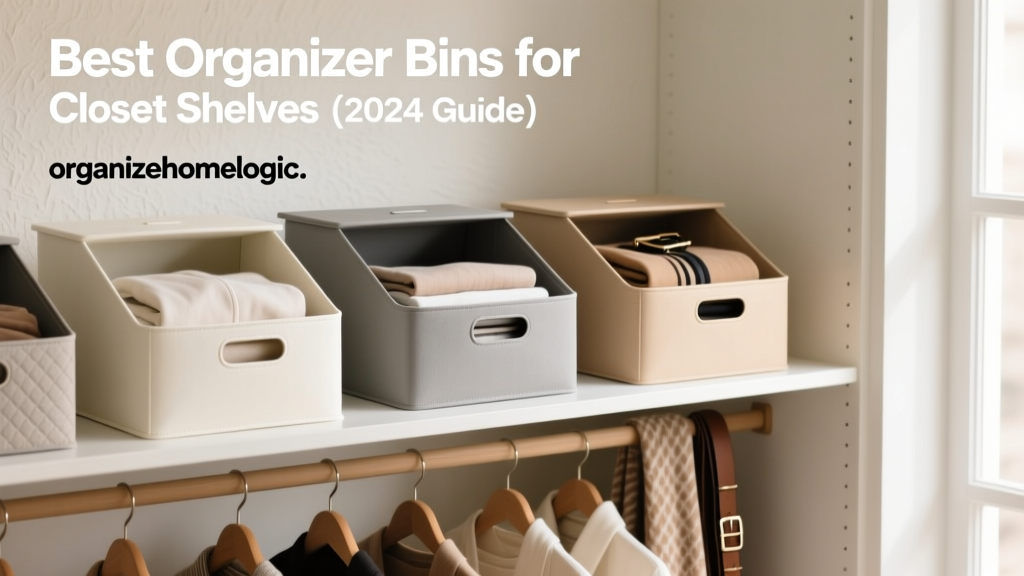 Best Closet Shelf Organizer Bins (2024 Guide)