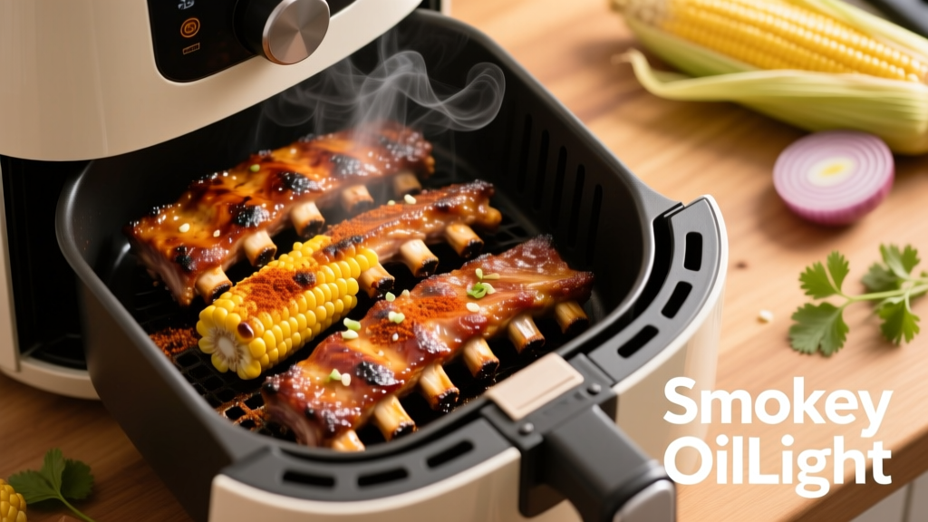 BBQ Corn Ribs in Air Fryer: Crispy, Smoky & Oil-Light