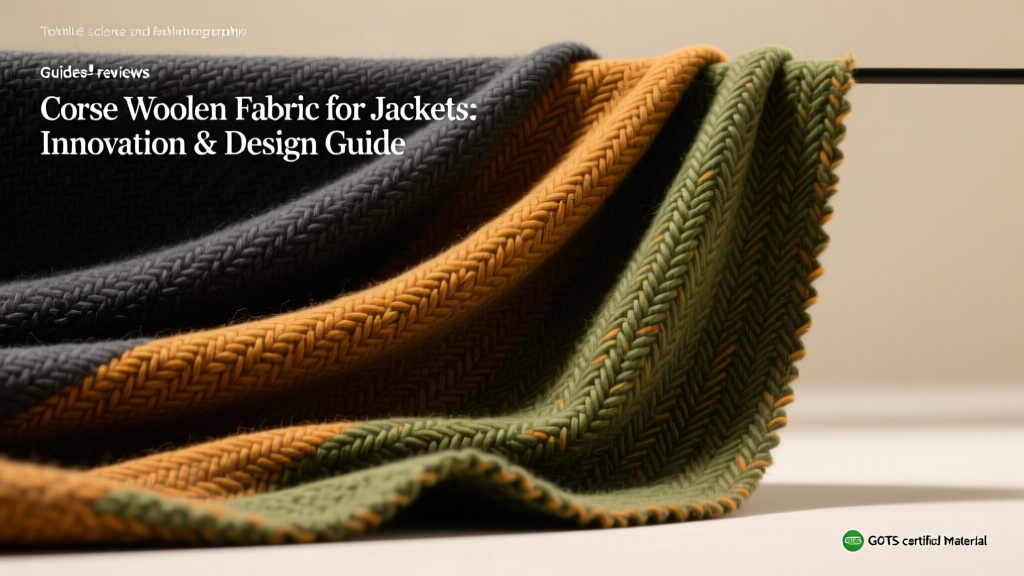 Coarse Woolen Fabric for Jackets: Innovation & Design Guide