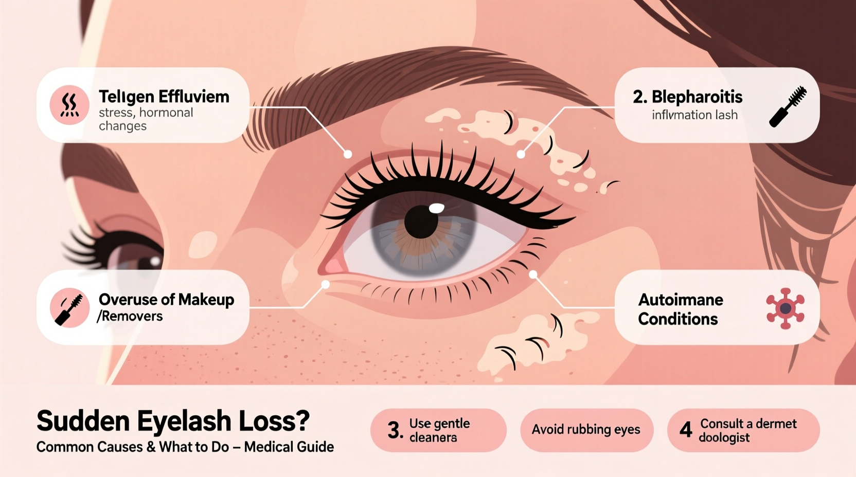 why do my eyelashes fall out suddenly common causes and what to do