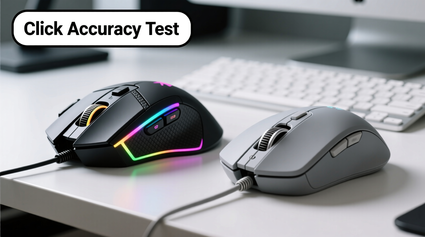 gaming mouse vs standard ergonomic one which improves click accuracy