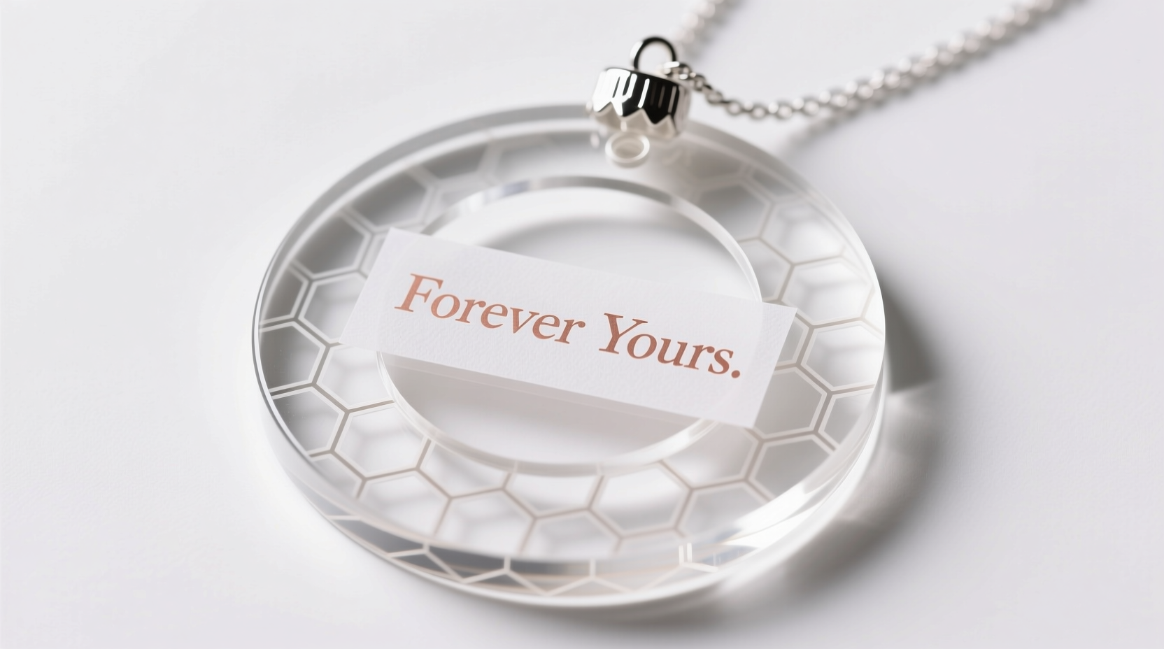 how to layer transparent acrylic ornaments with printed vellum inserts for custom messages