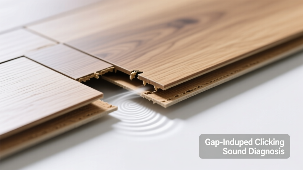 Laminate Floor Gapping Making Clicking Sound: Quick Diagnosis