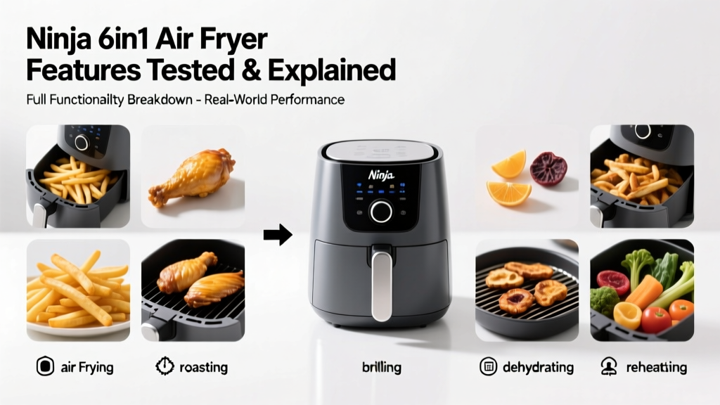 Ninja 6-in-1 Air Fryer Features: Tested & Explained
