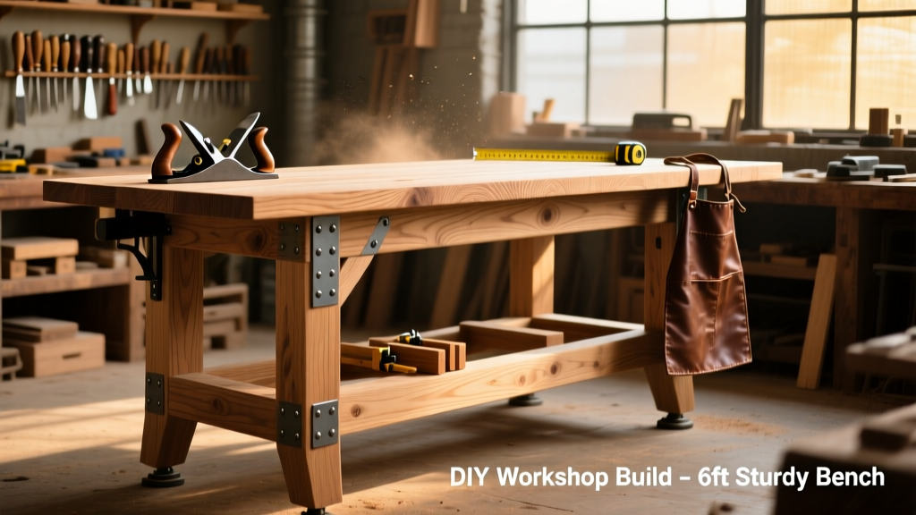 DIY Workbench: Sturdy 6-Foot Shop Bench Build