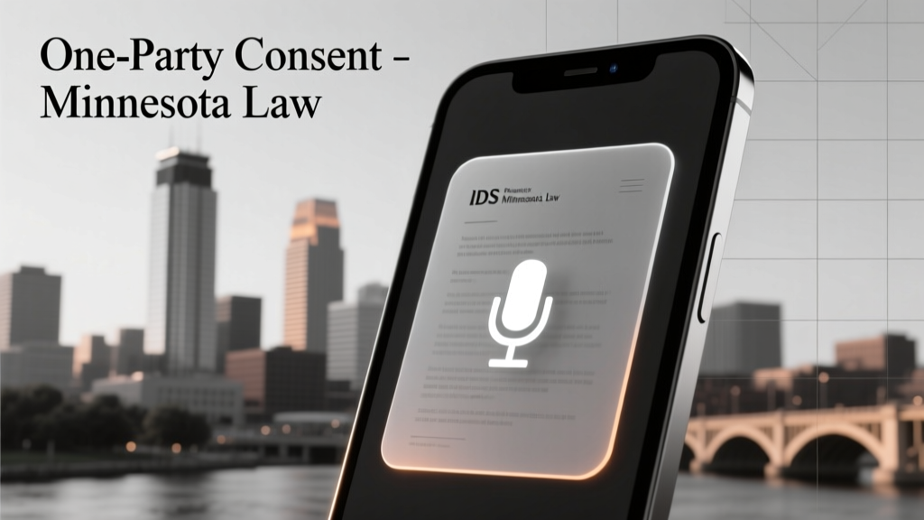 Minnesota One-Party Consent: When Recording Is Legal (2026)