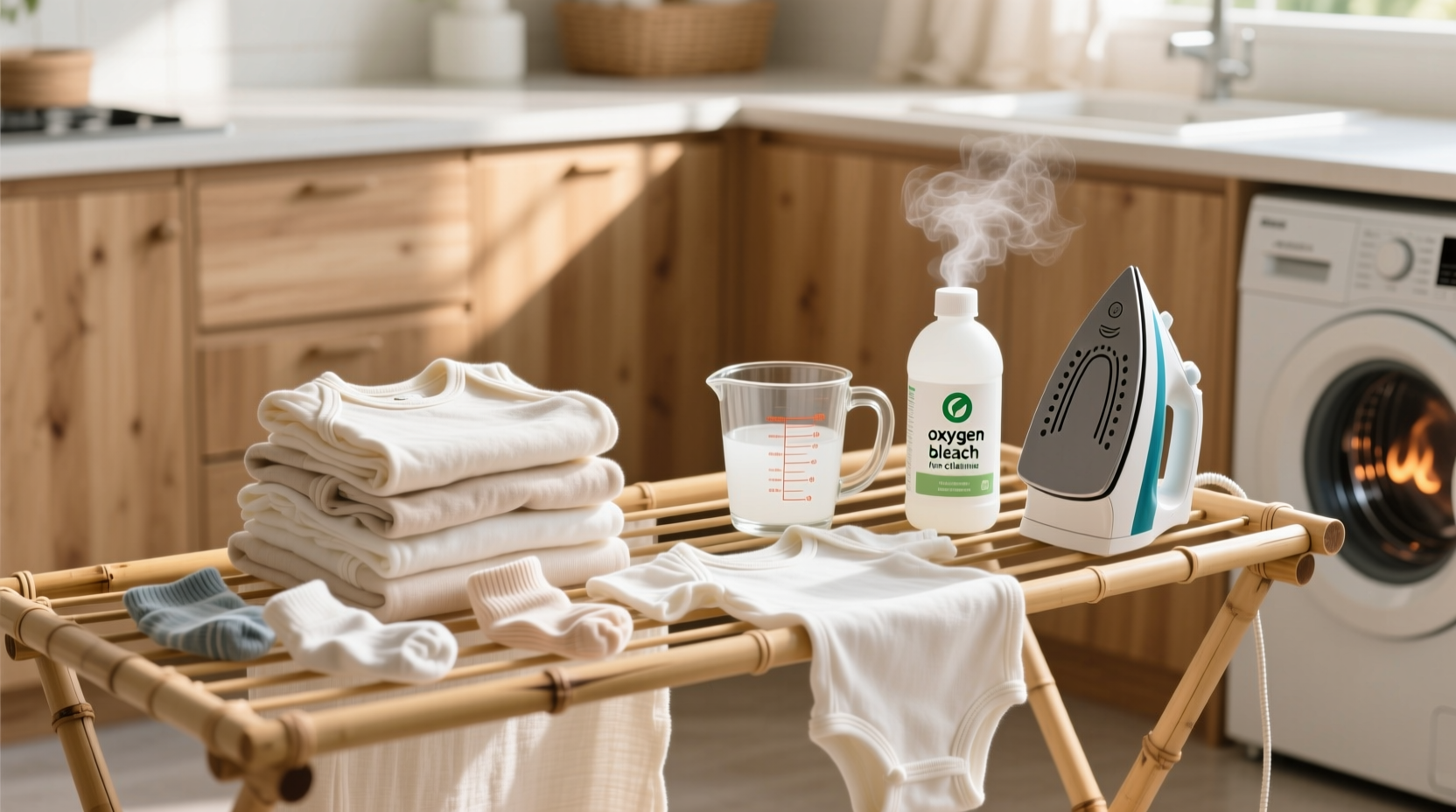 sanitize baby clothes without chlorine bleach