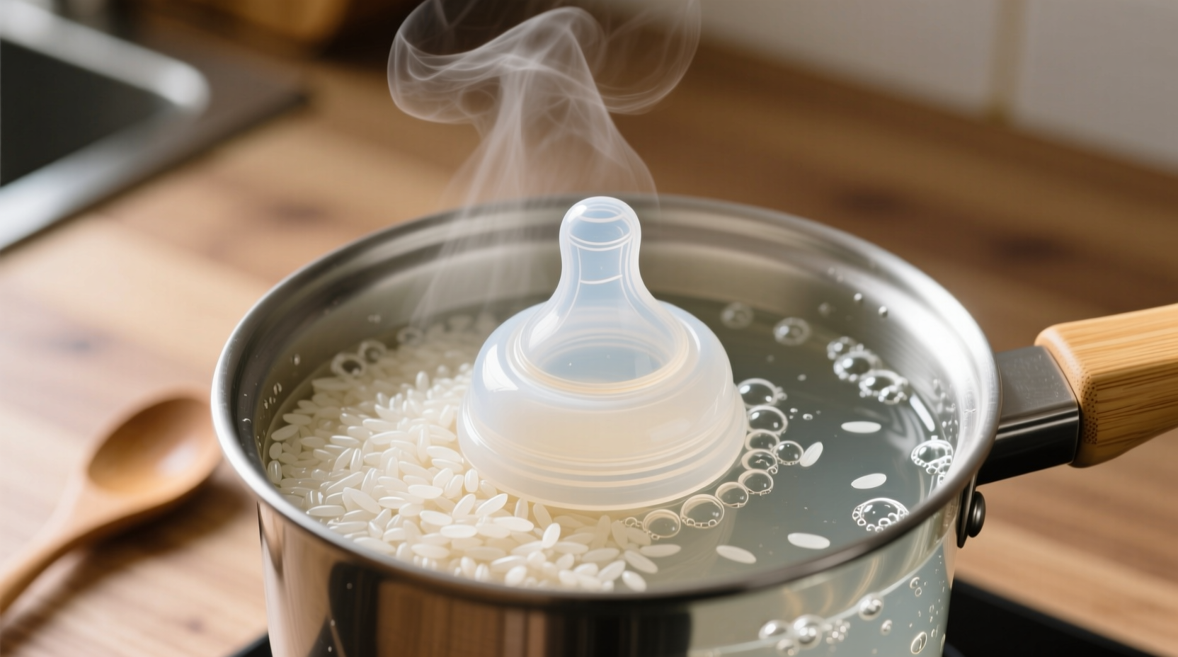 eco friendly cleaning silicone baby nipple care