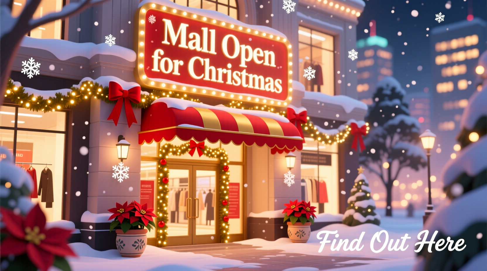 is the mall open for christmas