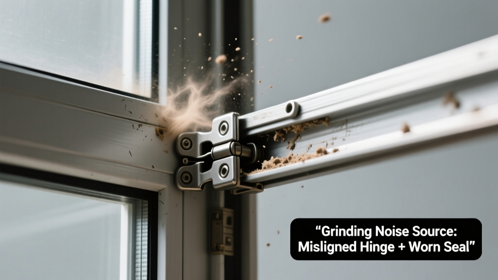 Patio Door Draft Making Grinding Noise: Quick Diagnosis
