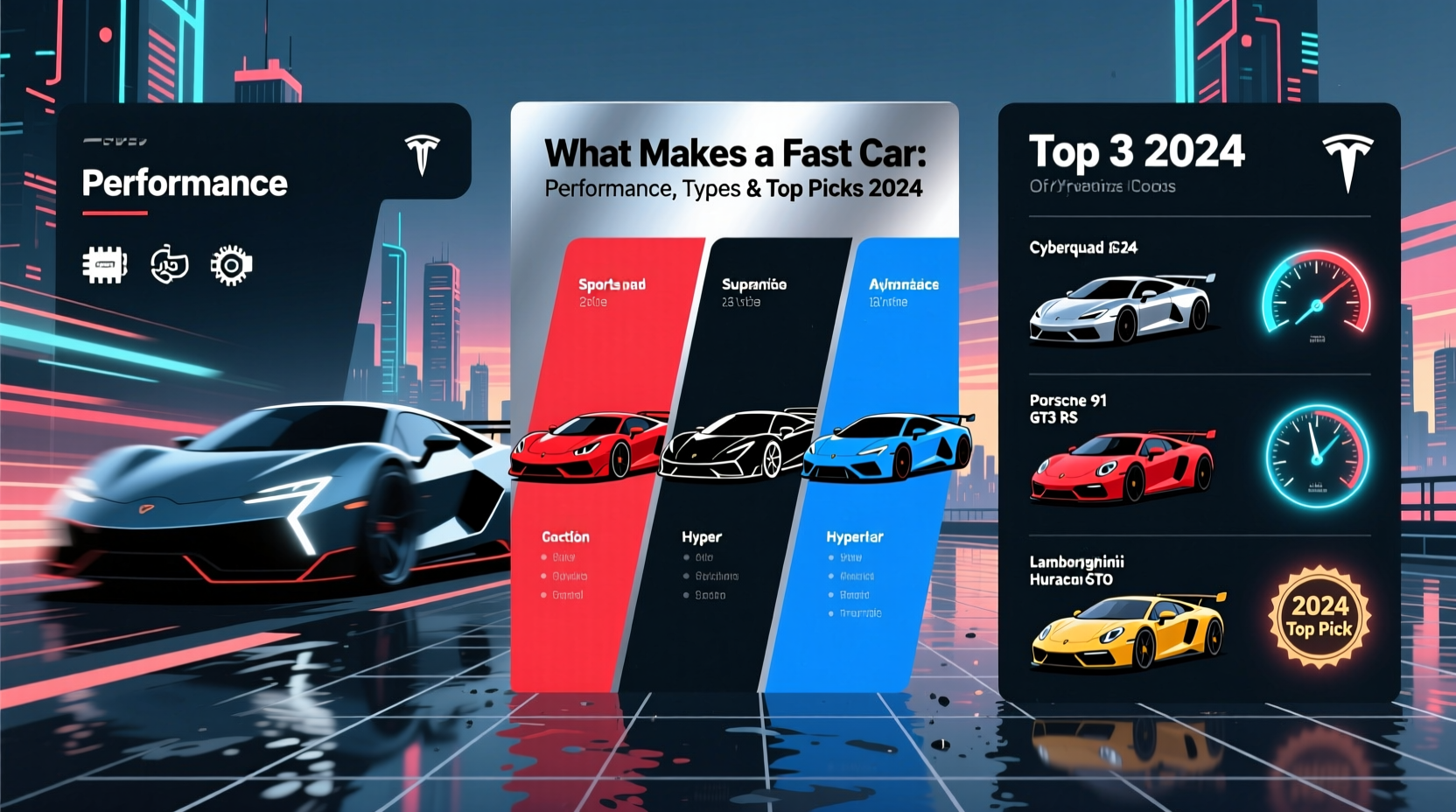 a fast car